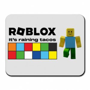 Podkładka pod mysz Roblox, pada deszcz tacos - PrintSalon Podkładka pod mysz Roblox, pada deszcz tacos