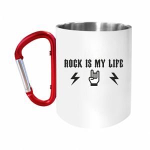 Kubki metalowe z uszkiem karabińczykiem