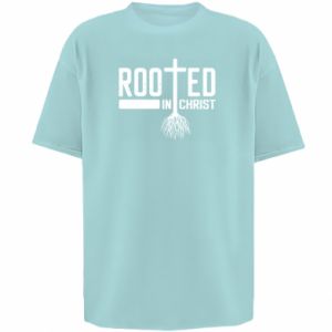 Koszulka oversize Rooted in christ