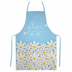 Fartuch Fullprint Rumianki i tekst