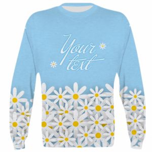 Bluza Fullprint Rumianki i tekst