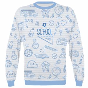 Bluza Fullprint na Dzień nauczyciela Rysunek szkolny