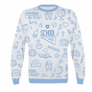 Bluza dziecięca Fullprint na Dzień nauczyciela Rysunek szkolny