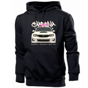 Bluza z kapturem męska Samochód Subaru Impreza WRX STI z 2011 roku