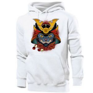 Bluza z kapturem męska z kotami Samurai cat