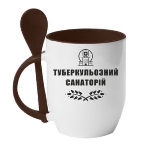 Kubki z ceramicznymi łyżkami
