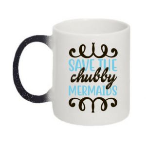 Kubki zmieniające kolor brokatowe