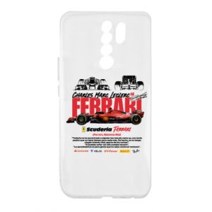 Etui na Xiaomi Redmi 9 Scuderia Ferrari - PrintSalon Etui na Xiaomi Redmi 9 Scuderia Ferrari