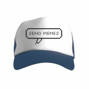 Czapki trucker dziecięce