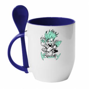 Kubki z ceramicznymi łyżkami