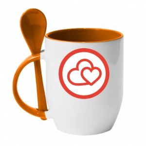 Kubki z ceramicznymi łyżkami