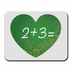 Podkładka pod mysz Serce 2+3=