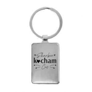 Brelok metalowy Skarbie kocham cie