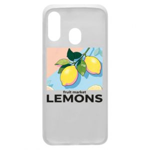 Etui na Samsung A40 Sklep z owocami cytryny