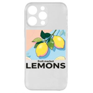 Etui na iPhone 15 Pro Sklep z owocami cytryny