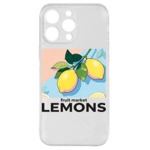 Etui na iPhone 16 Pro Sklep z owocami cytryny