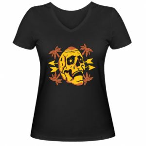 Koszulki V-neck damskie