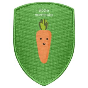 Naszywka tarcza dla córki Słodka marchewka