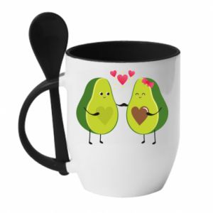 Kubki z ceramicznymi łyżkami