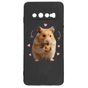 Etui na Samsung S10 Słodki chomik z ciasteczkami