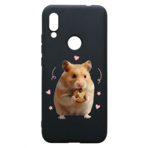 Etui na Xiaomi Redmi 7 Słodki chomik z ciasteczkami