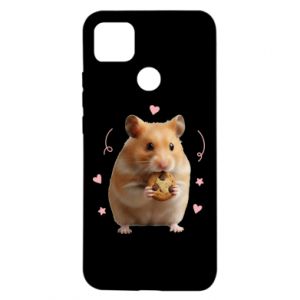 Etui na Xiaomi Redmi 9c Słodki chomik z ciasteczkami