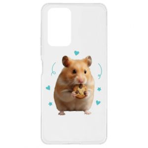 Etui na Xiaomi Redmi Note 10 Pro Słodki chomik z ciasteczkami - PrintSalon Etui na Xiaomi Redmi Note 10 Pro Słodki chomik z ciasteczkami