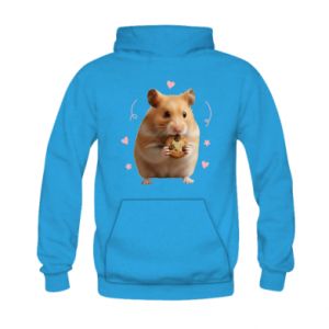 Bluza z kapturem dziecięca Słodki chomik z ciasteczkami