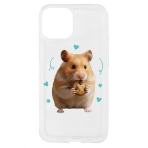 Etui na iPhone 13 Mini Słodki chomik z ciasteczkami - PrintSalon Etui na iPhone 13 Mini Słodki chomik z ciasteczkami