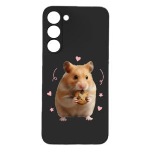 Etui na Samsung S24 Plus Słodki chomik z ciasteczkami - PrintSalon Etui na Samsung S24 Plus Słodki chomik z ciasteczkami