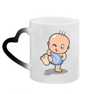 Kubki magiczne z uchwytem w kształcie serca