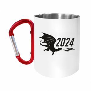 Kubki metalowe z uszkiem karabińczykiem
