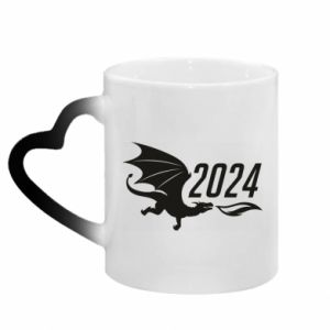 Kubki magiczne z uchwytem w kształcie serca