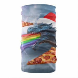 Komin ze smokami Smok i pizza