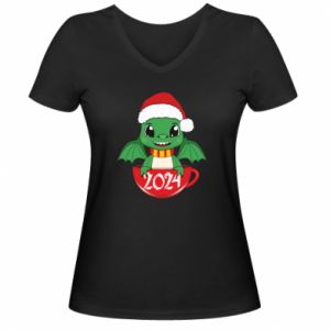 Koszulki V-neck damskie