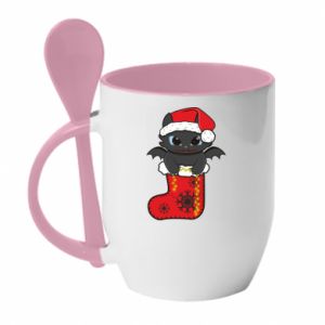 Kubki z ceramicznymi łyżkami