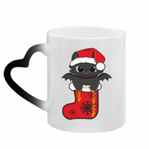 Kubki magiczne z uchwytem w kształcie serca