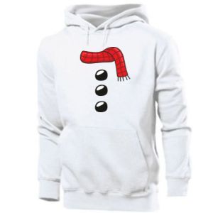 Bluza z kapturem męska Snowman scarf and buttons
