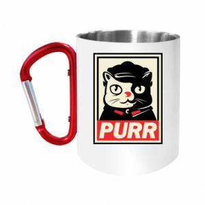 Kubki metalowe z uszkiem karabińczykiem