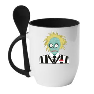 Kubki z ceramicznymi łyżkami