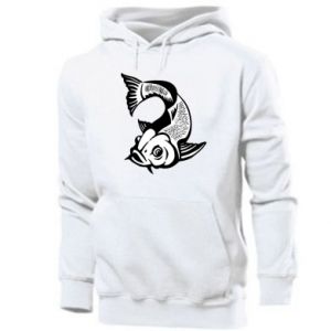Bluza z kapturem męska z rybami Som