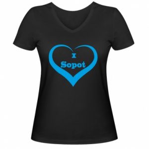 Koszulki V-neck damskie