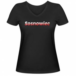 Koszulki V-neck damskie