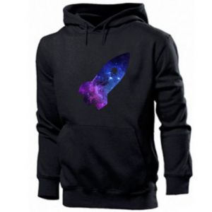 Bluza z kapturem męska Space rocket