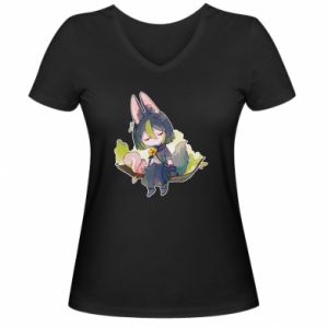 Koszulki V-neck damskie
