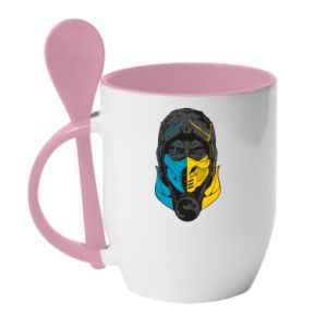 Kubki z ceramicznymi łyżkami