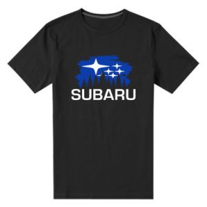 Koszulka premium męska Subaru logo