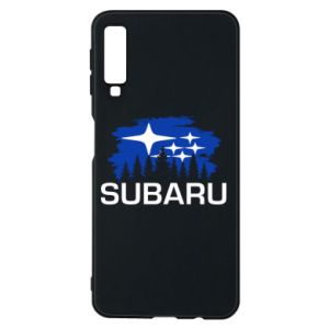 Etui na Samsung A7 2018 Subaru logo