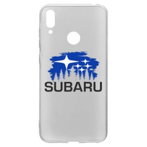 Etui na Huawei Y7 2019 Subaru logo