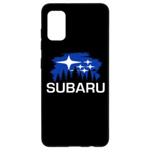 Etui na Samsung A41 Subaru logo